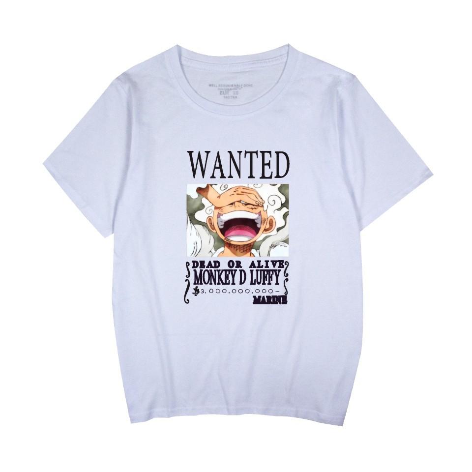 ONE PIECE T-Shirt Cartoon Print Graphic Summer Clothing Oversized Short Sleeve Funny Casual Women Top