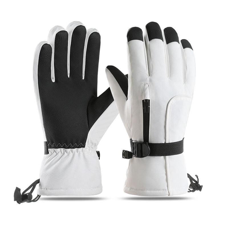Winter Ski Gloves Men Women Thick Warm Windproof Waterproof Touchscreen Outdoor Snowboarding Cycling