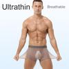 1 Stück Slips Dessous Nylon Einfarbig Unterwäsche Sexy Durchsichtig Boxer Briefs Transparentes Netzbeutel Herren