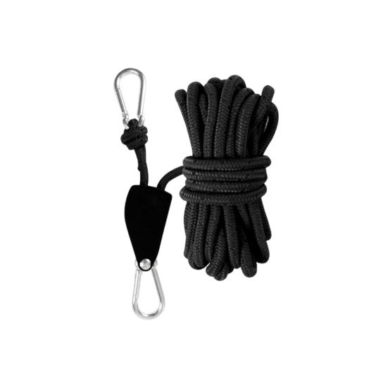Wind Rope Pulley Adjuster with Load-bearing Buckles Highly Reflective Rope Zinc Alloy Pulley Outdoor Camping Tent Canopy Adjustable Non-slip