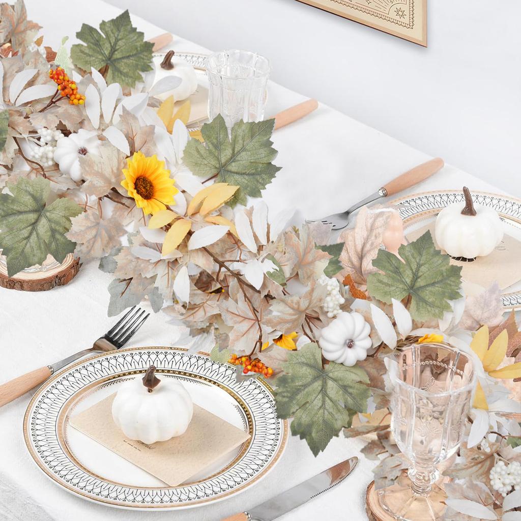 Rotin Artificiel Pour Décoration de Fêtes, Murs Extérieurs de Maison, Décoration de Cour, Guirlandes de Fleurs Suspendues