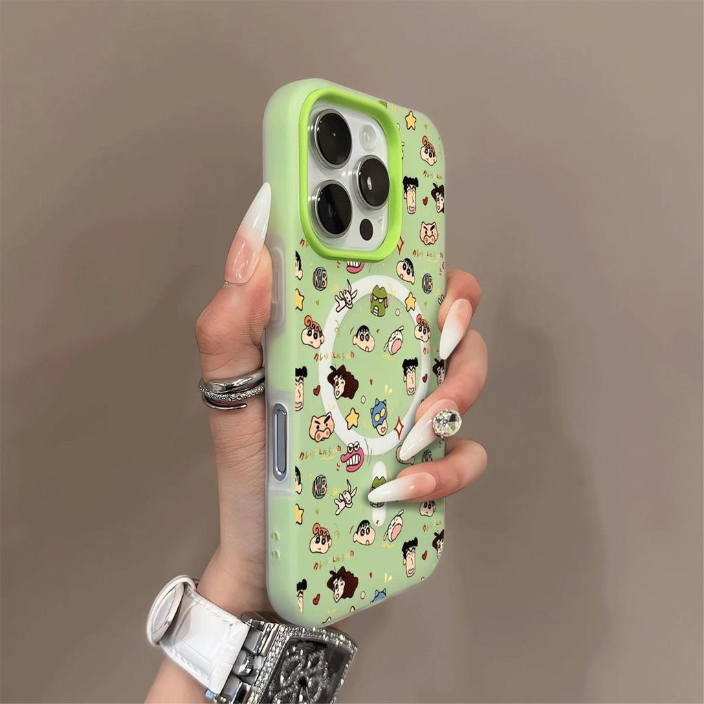 Magnetische Jelly Zwei-in-Eins Handyhülle für Apple Handyhülle Silikon Doppelschichtige Handyhülle 16 Aurora Bunte Handyhülle