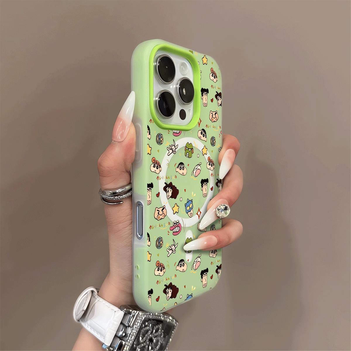 

Magnetic Jelly Two-in-one Mobile Phone Case for Iphone16pro for Apple 16promax Mobile Phone Case All Inclusive For iphone 17PROMAX