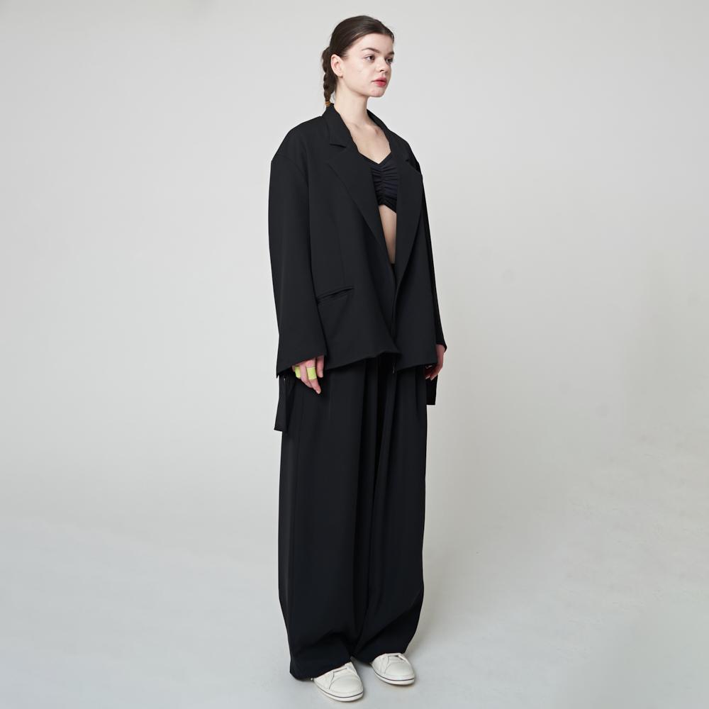 ATHPLATFORM Au41Pt06 Flared Sweatpants_Black