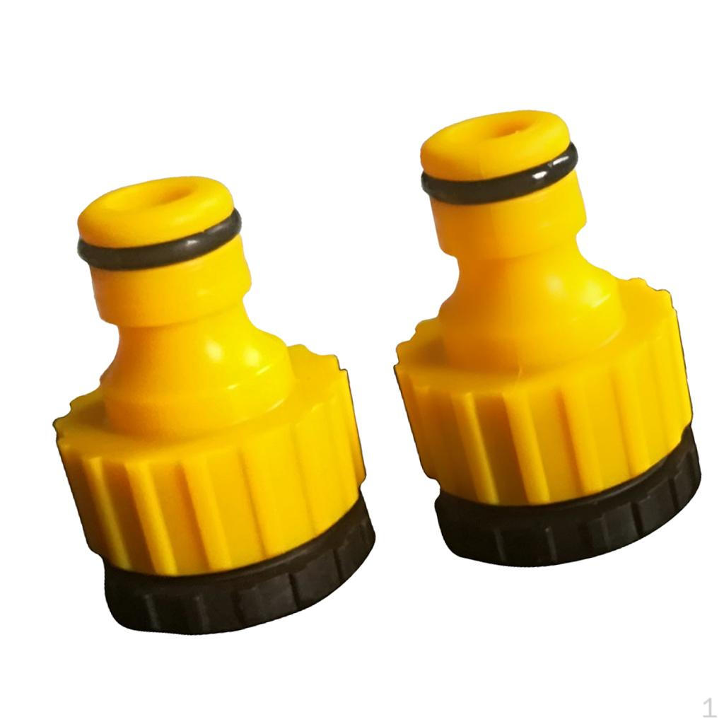 

2-Pack 4/5 inch Drip Irrigation Tubing to Faucet/Garden Hose Adapter