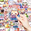 50 New Minimalist Small Animal Graffiti Decorative Stickers Cat Lion Hamster No Repetition Decorative Stickers