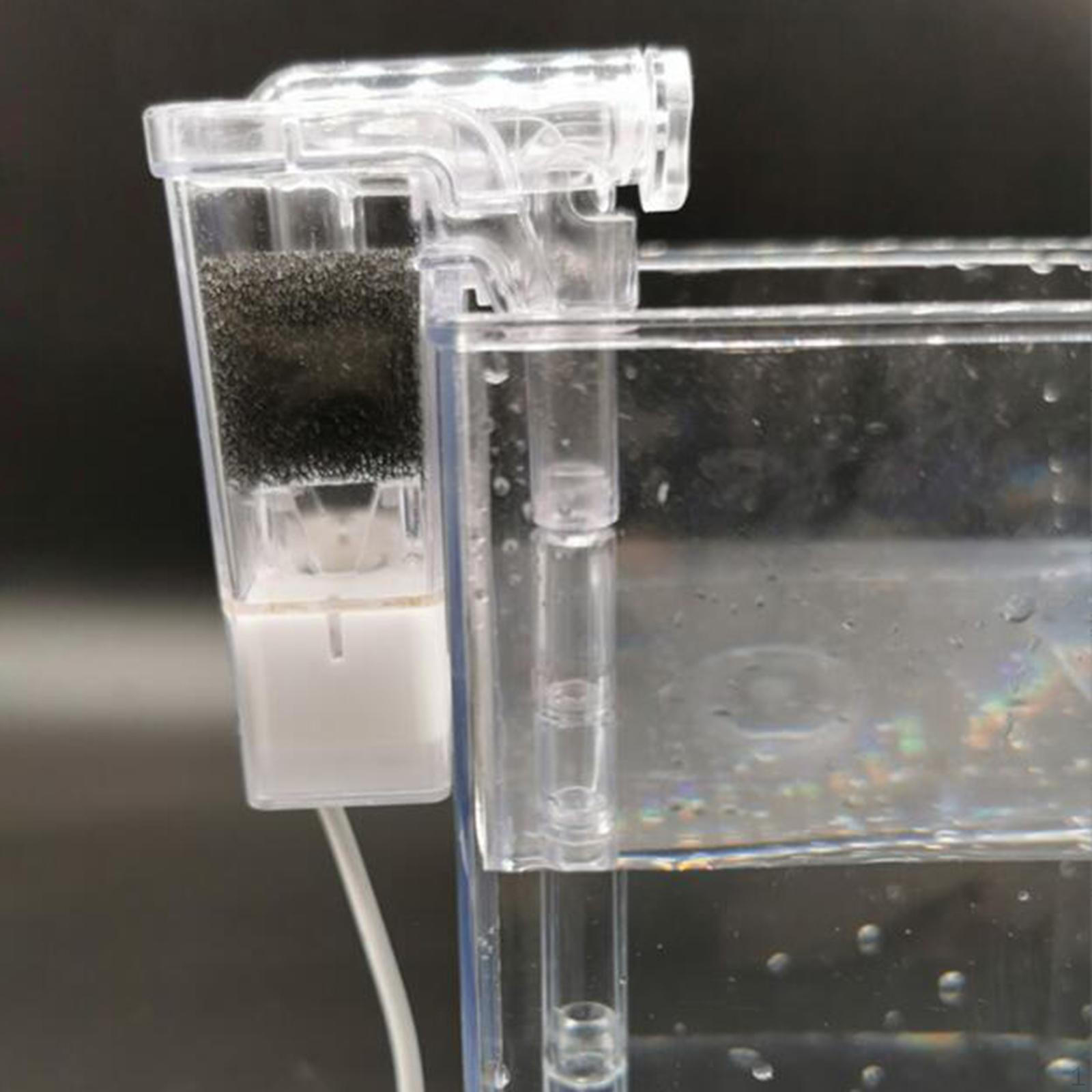 Fish Tank External Filter, Silent, Turtle Filtration, Wall Mounted Adjustable Waterfall
