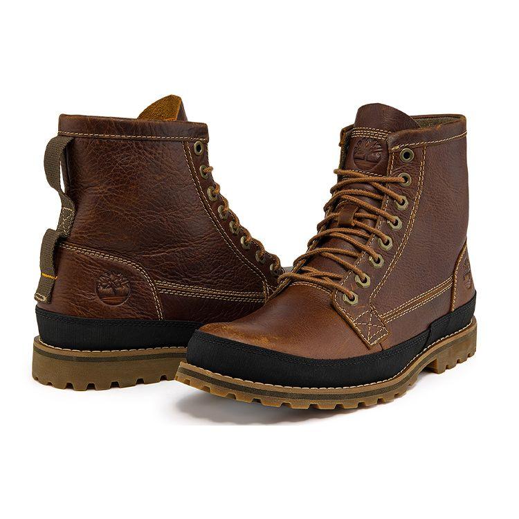 Timberland Originals Casual Lær Korte Utendørs Støvler Herrestøvler Rust A2HC4W