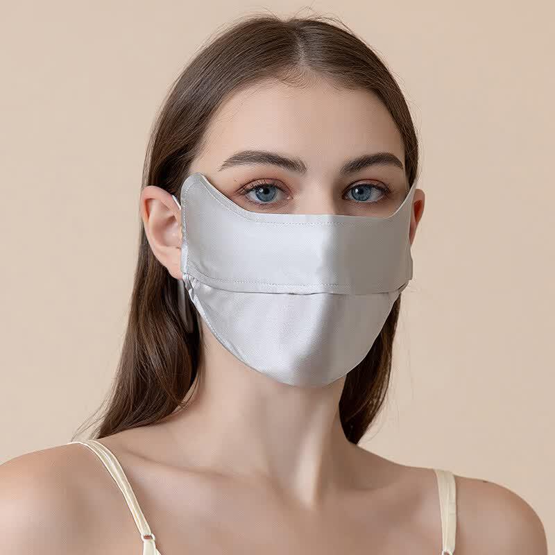 Breathable Women's Silk Sun Protection Face Mask