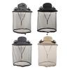 Solar Fan Cap Wide Brim Built-in Dual Solar Fans USB Charging Cooling Fishing Hat Breathable Mesh Cover Sun Protection