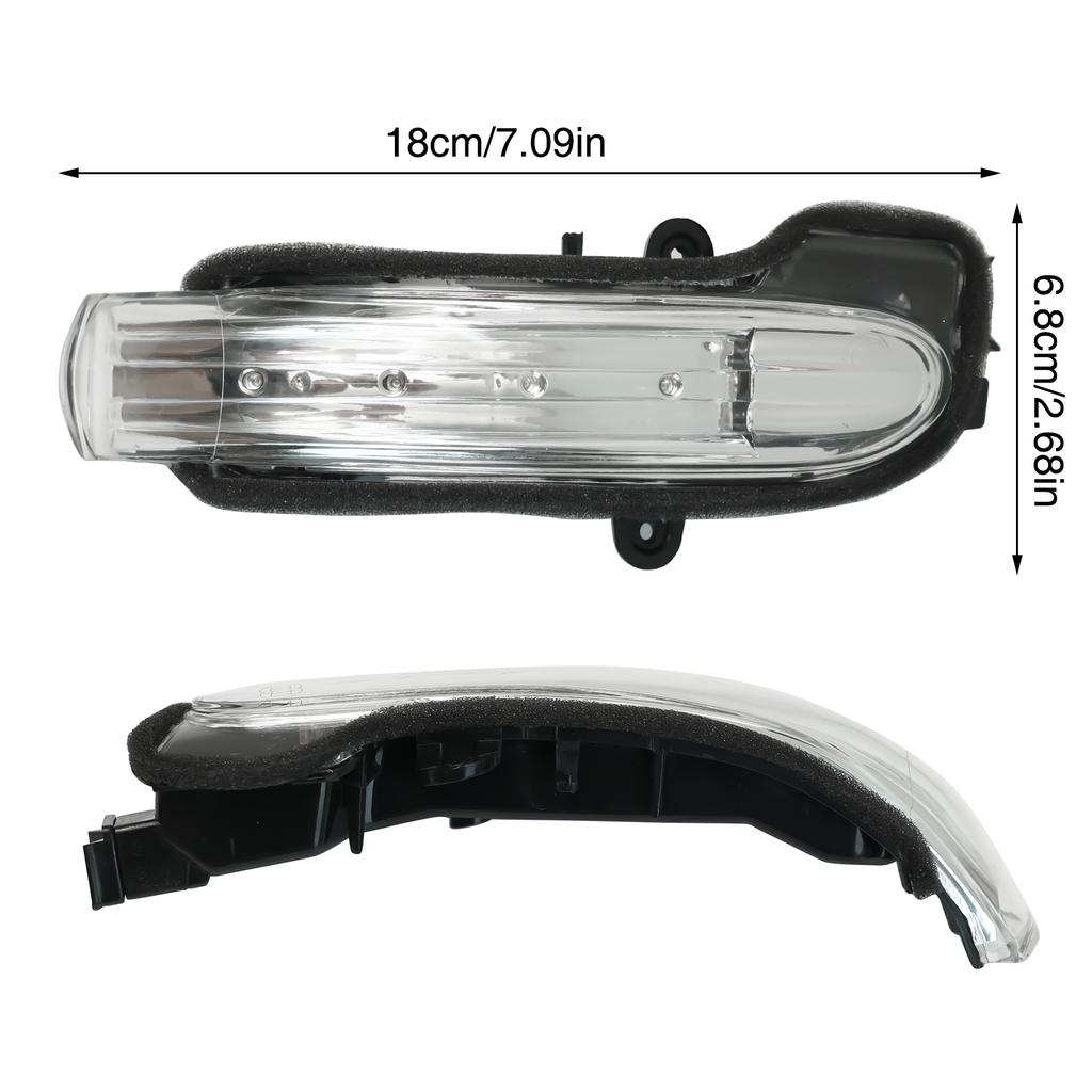 Car Side Marker Light Door Wing Rearview Mirror Turn Signal Indicator Side Light Lamp For Mercedes For Benz W203 4Door 2004-2007