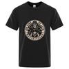Short Sleeve  T-shirt Motorcycle Addict Piston Skull T Shirt Men's Hip Hop Shirt Cool Tee Harajuku Streetwear Fashion 2024