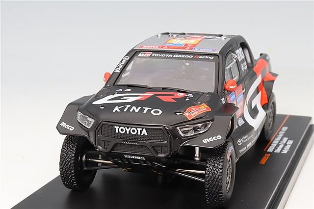 IXO Scale Toyota GR DKR Hilux Evo T1U 2024 Dakar Rally 1/43 #226 S.Valiawa/F.Casale