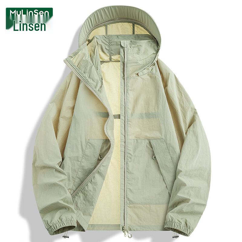 MULINSEN Unisex Ice Silk UPF50+ Sun Protection Jacket 3XL