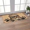 Cute Pug Welcome Home Doormat Spring Summer Outdoor Theme Fade-Resistant Soft Comfort Mat Suitable for Indoor Outdoor Home Decor