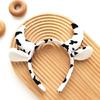 Women Hairbands Festive Cow Horn Birthday Party Photo Booth Props for Girl