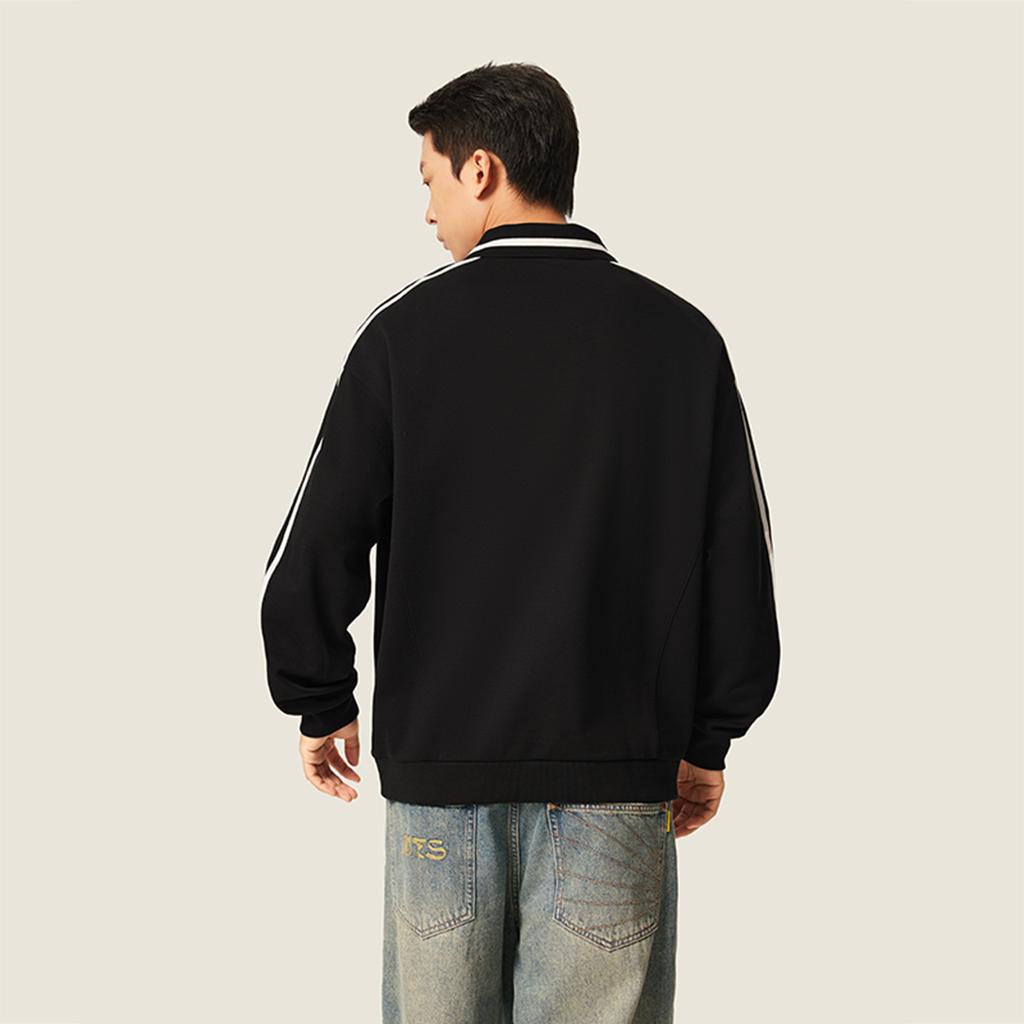 Li Ning Sports Lifestyle Series Loose Fashion Brand Logo Couple Sweatshirt Unisex Sweatshirt AWDVC89-2