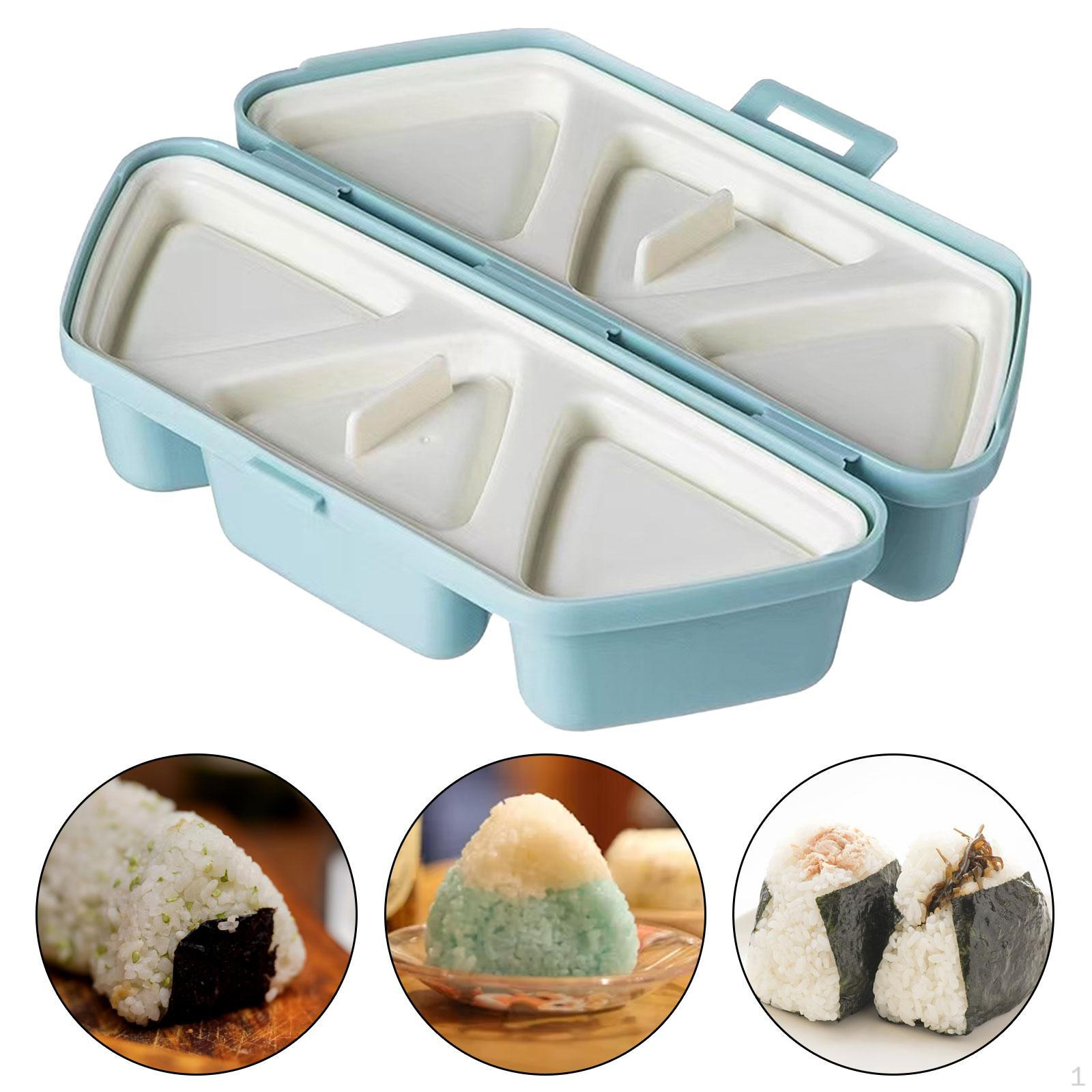 

Чохол для рисових кульок Onigiri Box DIY Кухонний інструмент з кришкою Багаторазовий практичний контейнер для обіду Bento