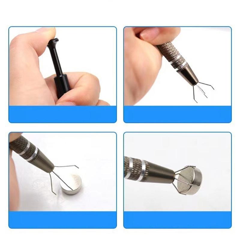 Professional 4 Claws Chip Removal Extractor Tool 3 Color Option Antislip Surfaces Precise Electronics Repair Equipment