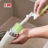 Plastic Length Extended Bottle Brush For Deep Cleaning Cups Jugs And Kitchenware
