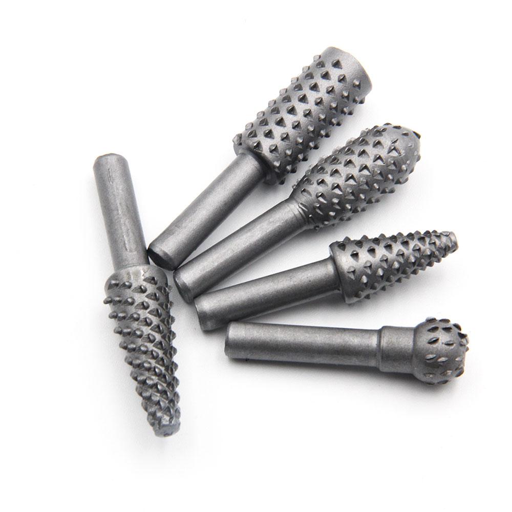 

5 шт. Серебряный деревообрабатывающий зубной волчий зубной напильник, набор принадлежностей для шлифовального инструмента своими руками, электрические шлифовальные головки, инструменты