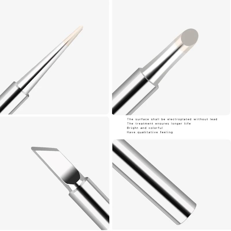 5Pcs Soldering Iron Tips K/SK/B/I/IS/1C/2C/3C/4C/2.4D/3.2D Soldering Iron Tips Set 900M-T Series BGA Soldering Tool Accessories
