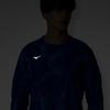 Mizuno Dry Aeroflow Training Long MUGEN GRAPHIC Highly Directoire 32MAB554 Men's T-Shirt, Sleeve, Player-Specific Design, Quick-Drying, Breathable,
