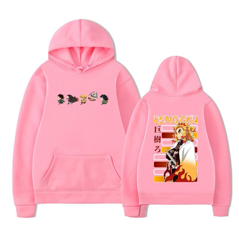 Autumn Anjuro Bakugou Hoodies Men Women Fashion High Street Sweatshirts Vintage Pullovers Tanjiro Hoodie Oversized Tops