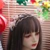 Flower Chinese Ancient Hairband Beads Swaying Fairy Headwear Hanfu Tassel Hair Hoop  Wedding Photos