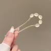 Elegant Pearl U-shaped Hairpin for Women - New Chinese Style Updo Accessory 2025