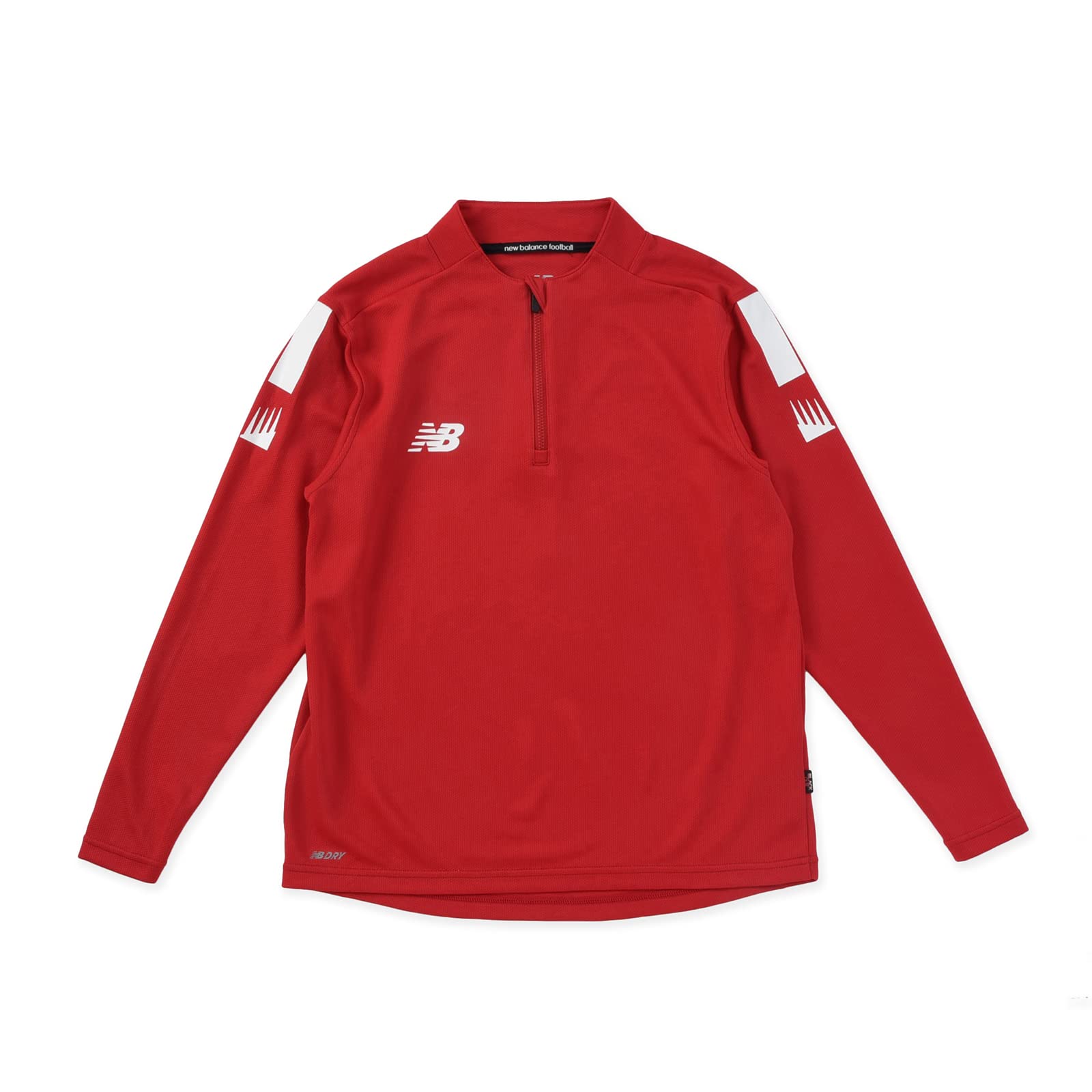 

New Balance Футболка с длинным рукавом на молнии для детей RD 130 для разминки (ABT35210) (красный)