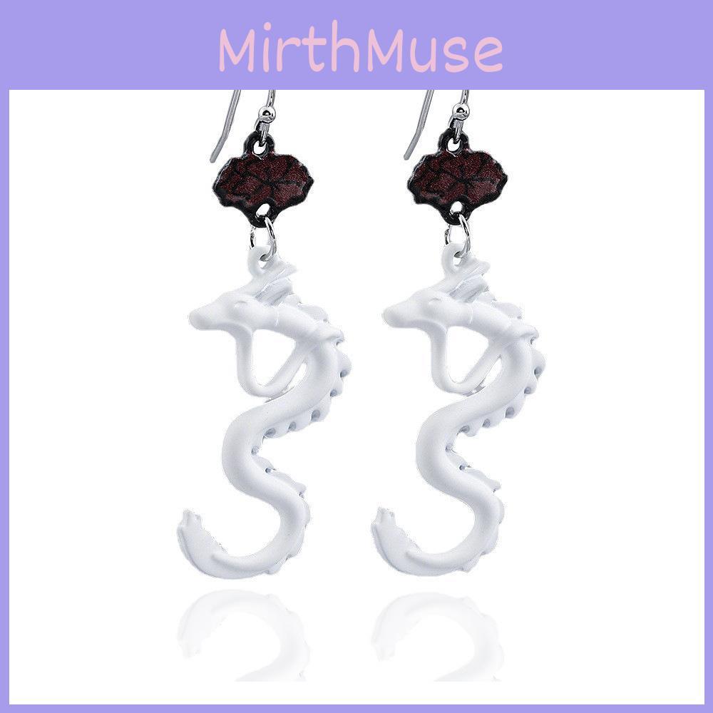 Elegante vergoldete Legierung Drachenohrringe für Damen Stilvoller Sternzeichenschmuck