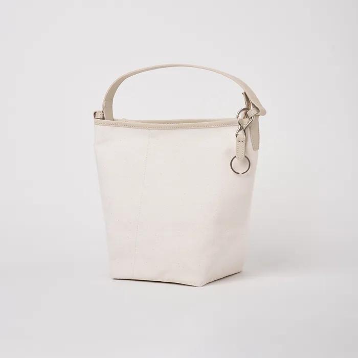 Poire Cotton Bucket Bag (Ivory)