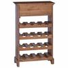 Wine Rack 55 x 23 x 85 cm Solid Mahogany Wood