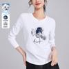 New Cotton Long-sleeved Women's Spring and Autumn Clothing Loose Fashion High-end Inner Bottoming Shirt Top