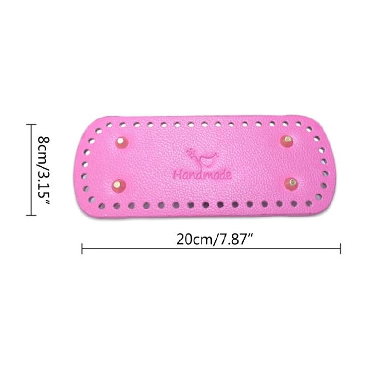 Leather Bag Bottoms for Knitted Bag Nails Bottom Shaper DIY Bag Base Accessories