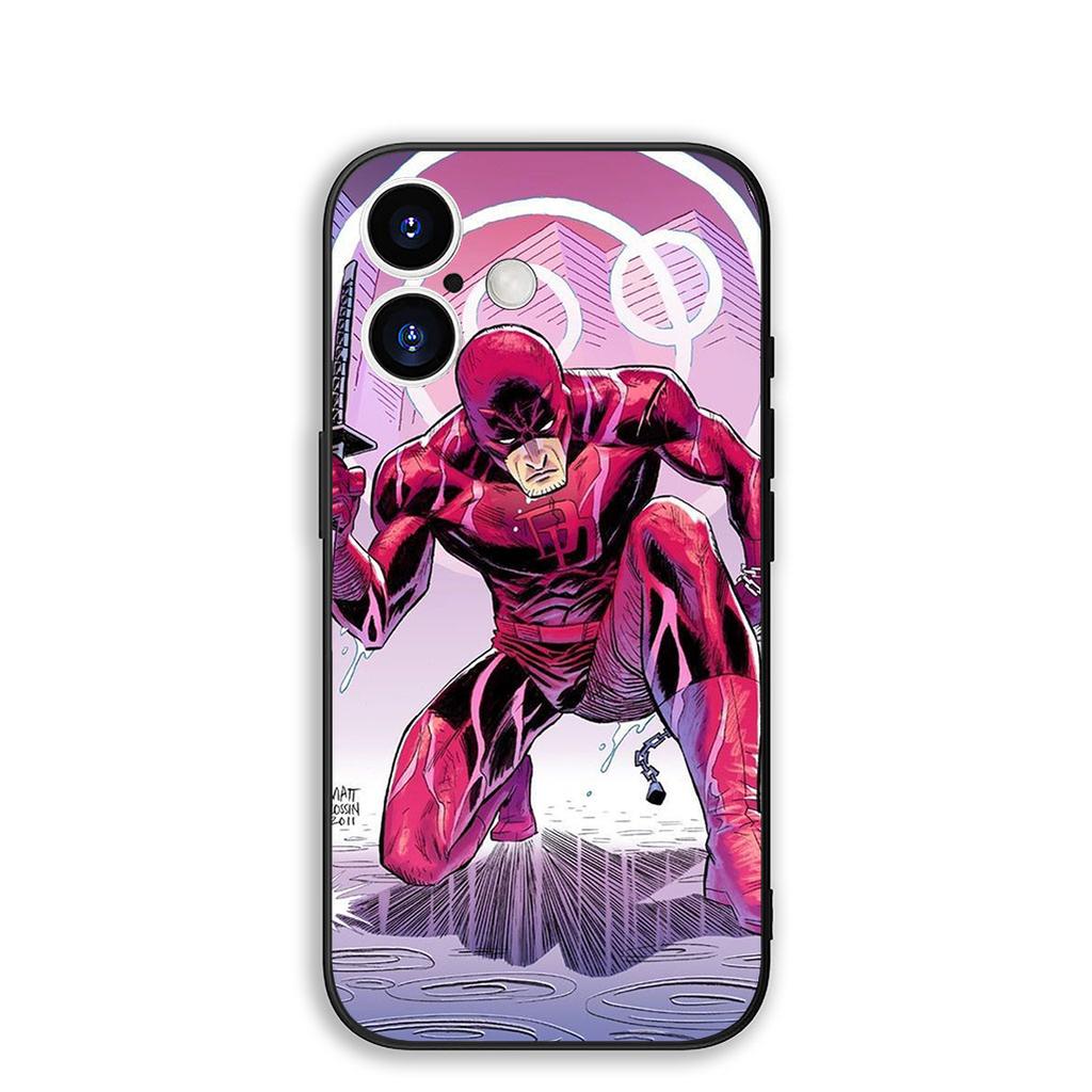 Cover for Apple iPhone 17 16 Plus 13 12 Pro Max Mini X XR Xs ProMax 16E 15+ 17+ Air Phone Case Poster Daredevil Marvel