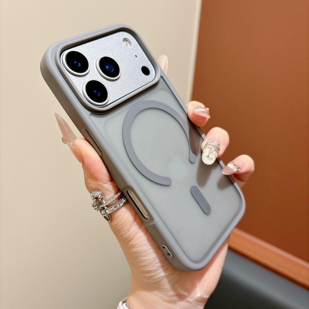 iPhone 17 Pro Max Matte Magnetic Case, Soft 16 Edges, Apple 15/14 Compatible, Protective Skin-Feel Cover
