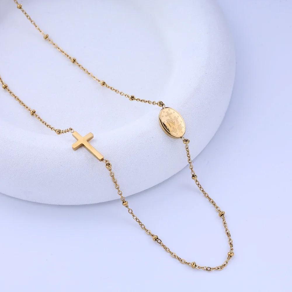 Titanium Steel Necklace Women's Personality Luxury Combination Necklace Niche Design Style European and American Fashion Popular