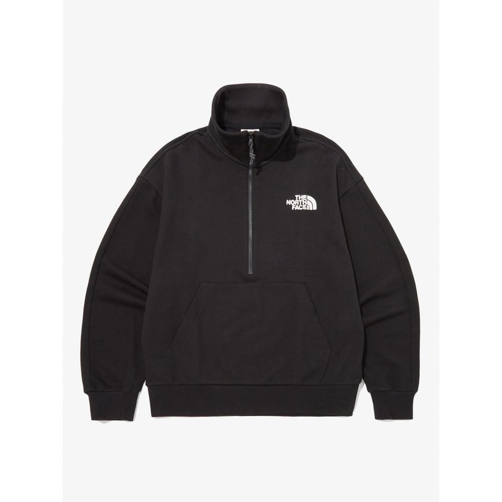 

THE NORTH FACE NM5MP52J Белая этикетка Удобная толстовка с молнией до половины