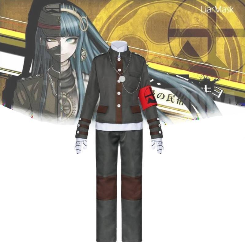 New Danganronpa Shinguji Cosplay Costume Set Anime Game Uniform
