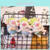 Adorable Porte-clés Cochon Peluche Vert Dessin Animé Jouet Doux Miniature Rempli Pour Sacs