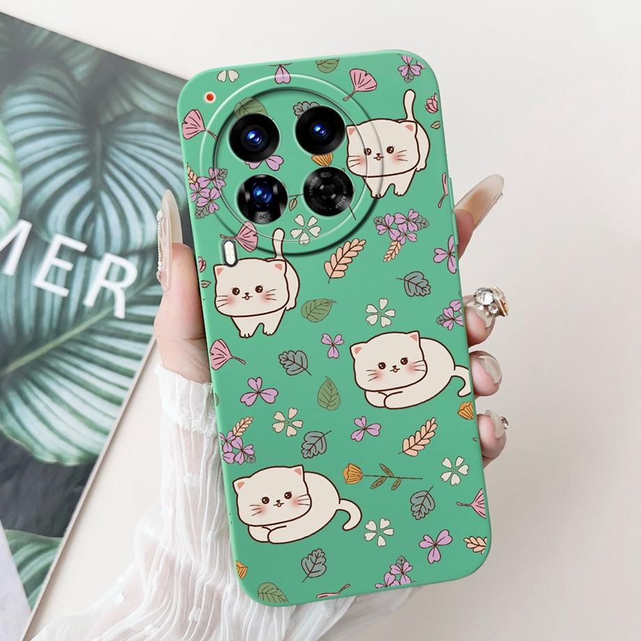 For Tecno Camon 30 Premier Case Cover Soft Silicone TPU Flower Girly Fashion Phone Case For Tecno Camon 30 5G /4G Bumper Fundas