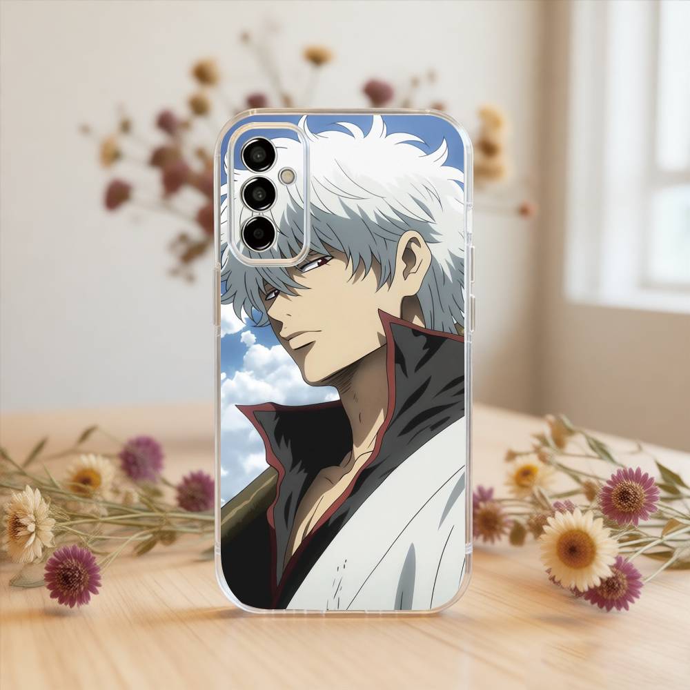 

Gintama Gintoki Sakata Phone Case Transparent Silicone Soft For SamsungA10,12,20,21S,30,31,40,50,51,52,70,71 Samsung a50 30s 50s