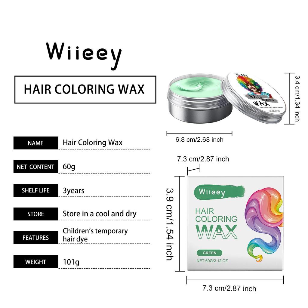 Kids Temporary Hair Color, Strong Hold Styling, Vibrant Hair Color, Gentle Formula for Safe & Healthy Hair