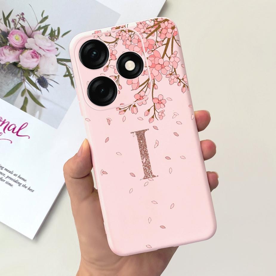 For Tecno Spark 20 Case Spark 20C Cute Crown Letters Cover Soft Silicone Phone Case For Tecno Spark 20 Pro Spark20 C Fundas Capa
