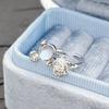 Moonstone Series Opening Adjustable Ring Personality High Sense Simple Light Luxury Niche High Sense Jewelry