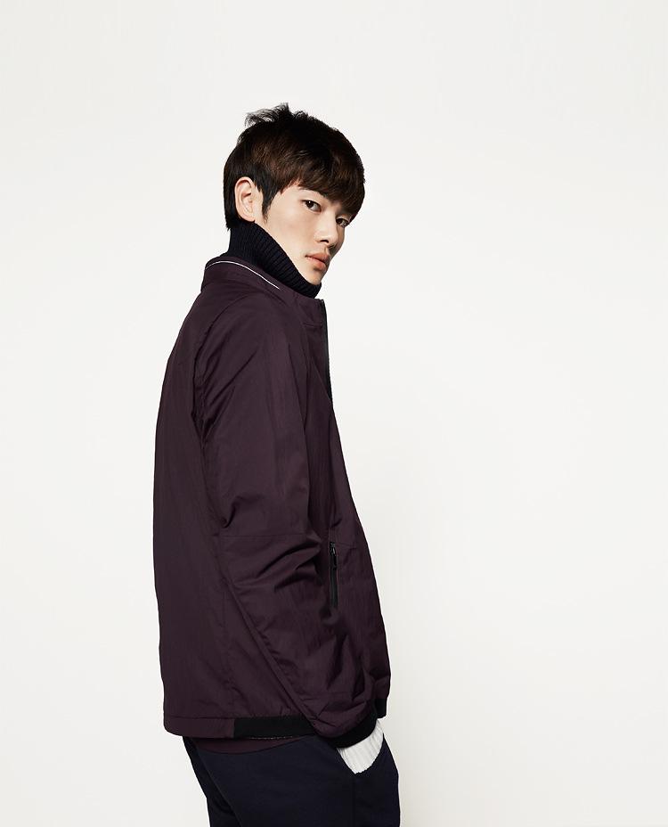 Męska kurtka Goldberg w stylu koreańskim z teksturą – Wygodna, modna i wykwintna odzież wierzchnia