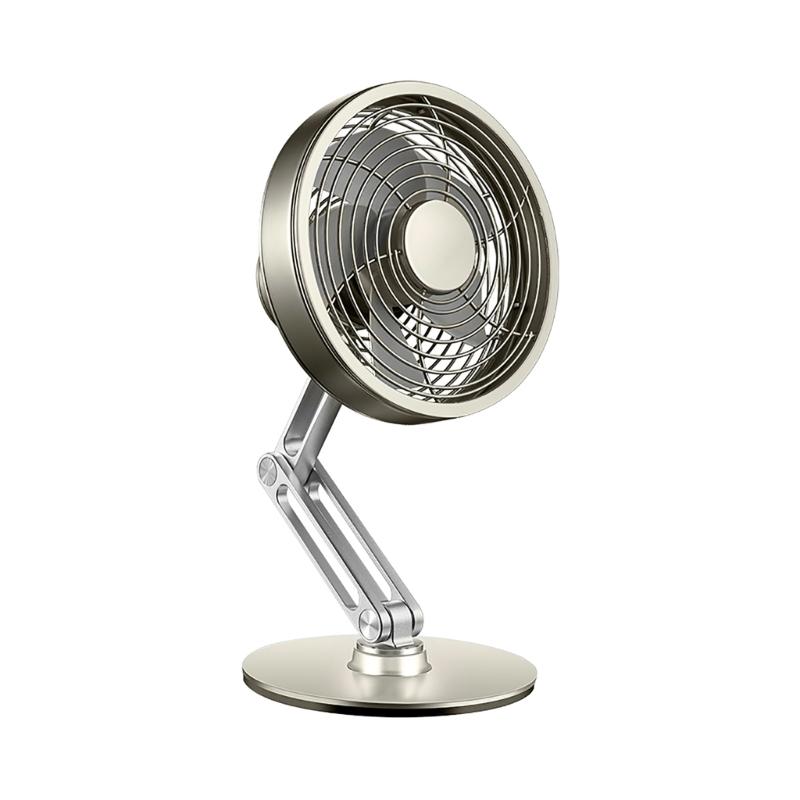 USB Fan,USB Desk Fan 360 Rotatable Quiet Desktop Fan Three-Speed Wind Suitable for Indoor Outdoor Use Small & Light