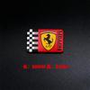 New Aluminum Alloy Badge Sticker Car Body Trunk Window Decoration Decal For Ferrari Roma 488 Spider SF90 LaFerrari Portofino F80 JG6